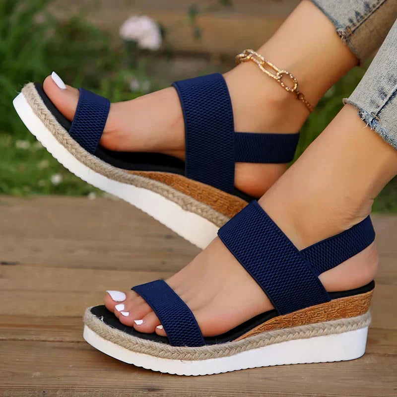 Sandale Orthopédique Femme Avec Plateforme Confortable